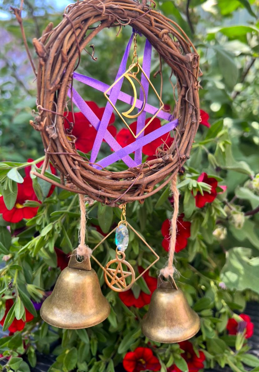 Witch Bells - Purple Pentagram