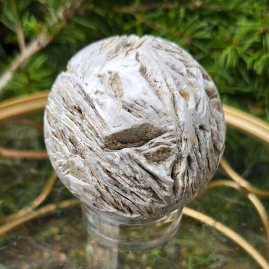Mexican White Agate Sphere